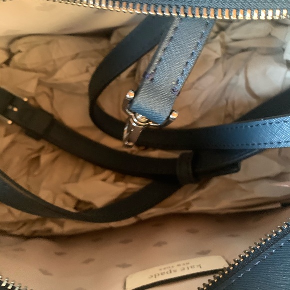 Cameron medium satchel lavender navy kate spade - Picture 6 of 8